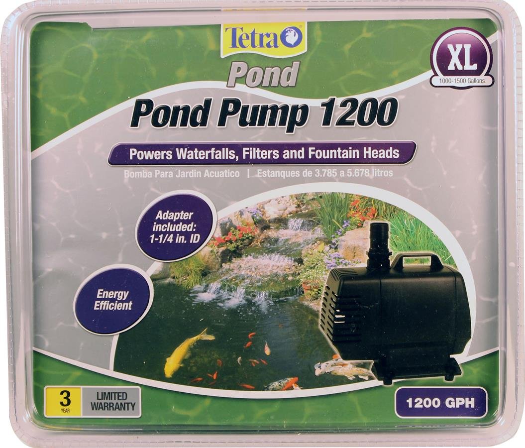 Tetra Water Garden Pump 1200 for Waterfalls, Filters, and Fountain Heads