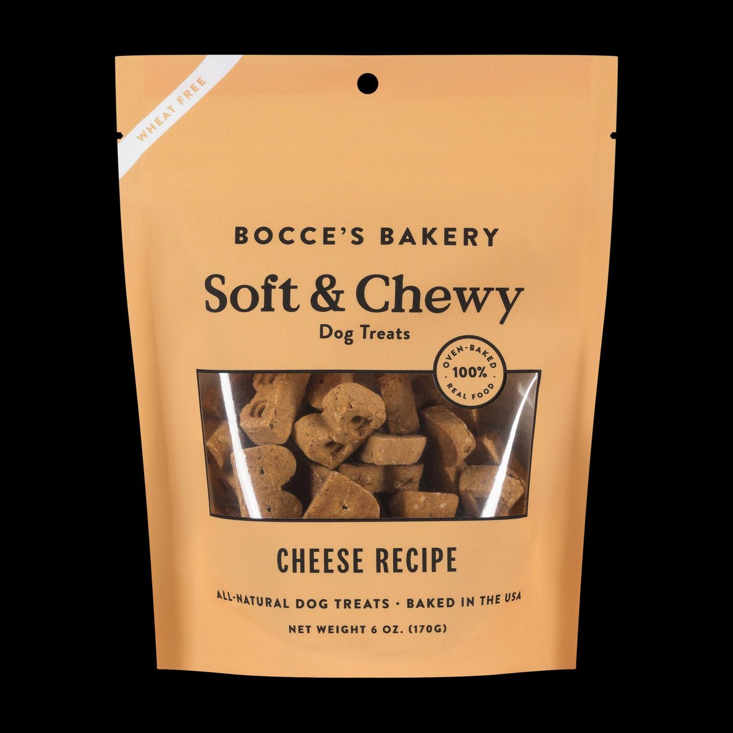 Bocce's Bakery Basic Soft & Chewy Cheese Treat 6 oz