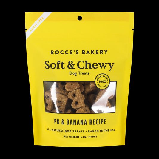 Bocce's Bakery Basic Soft & Chewy Peanut Butter / Banana