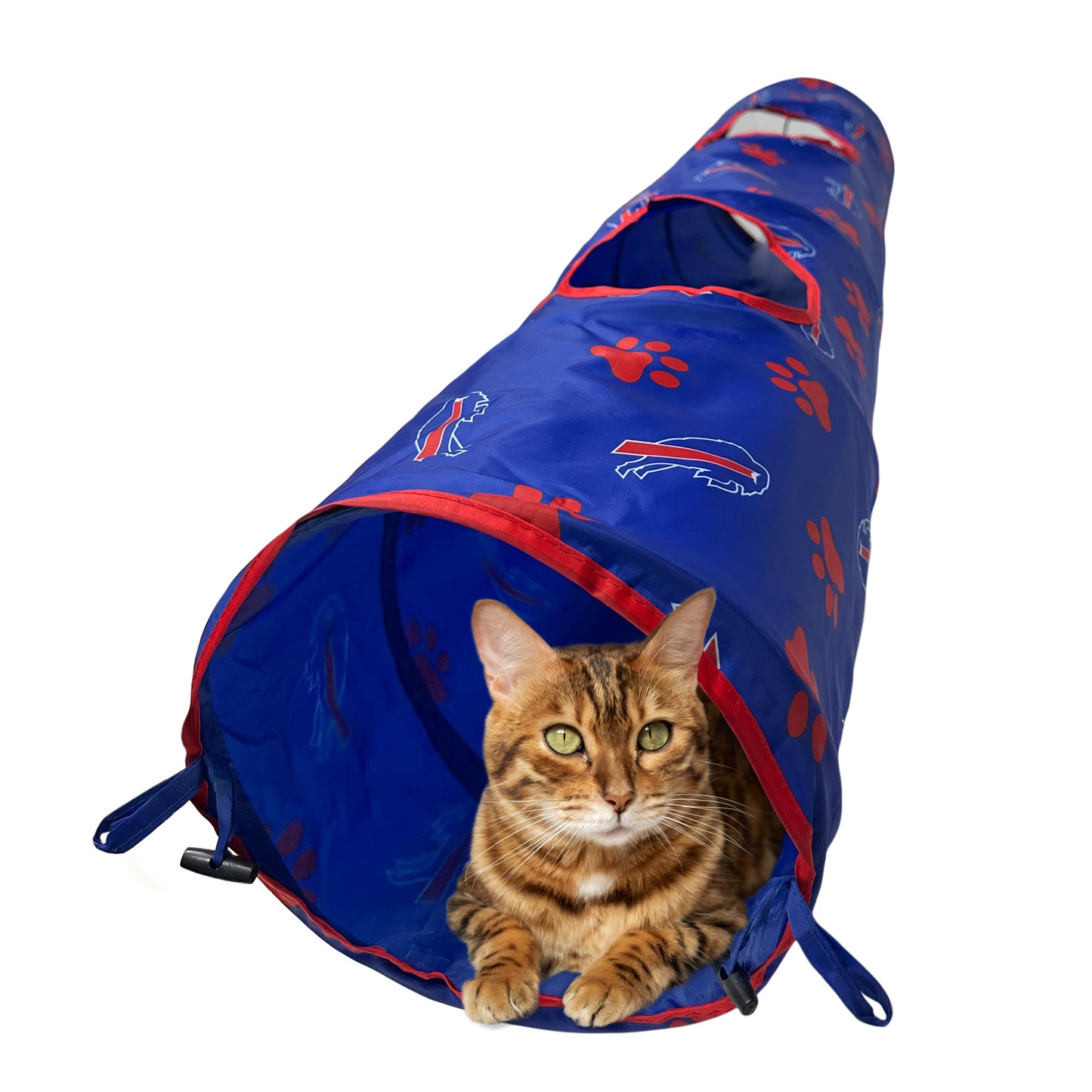 Buffalo Bills Official Team Collapsible Pet Tunnel