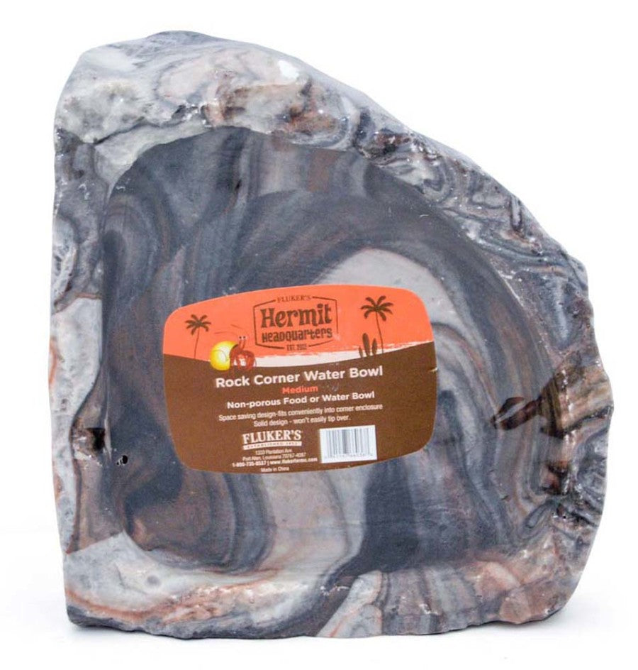 Fluker's Hermit Crab Rock Corner Water Bowl
