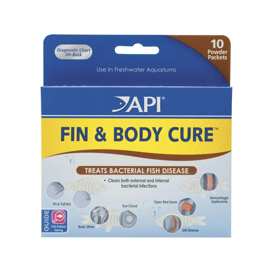 API Fin & Body Cure Freshwater Fish Powder Medication