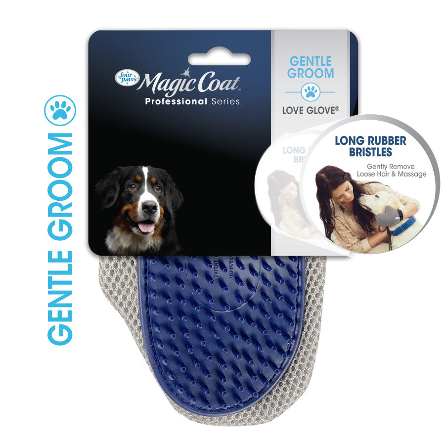 Four Paws Magic Coat Professional Series Love Glove Dog Grooming Mitt
