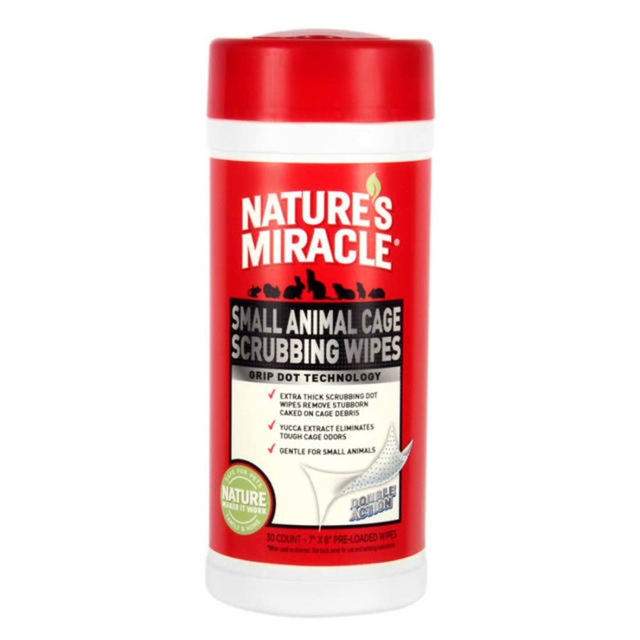 Nature's Miracle Small Animal Cage Cleaning Wipes
