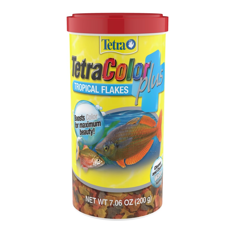 Tetra TetraColor Plus Tropical Flakes Fish Food