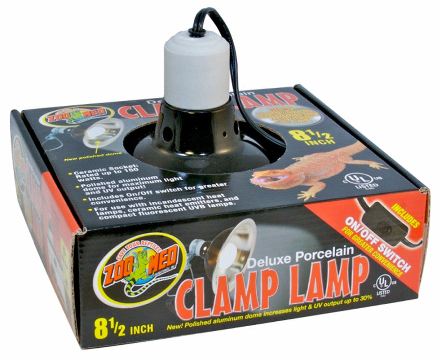 Zoo Med Deluxe Porcelain Clamp Lamp Fixture