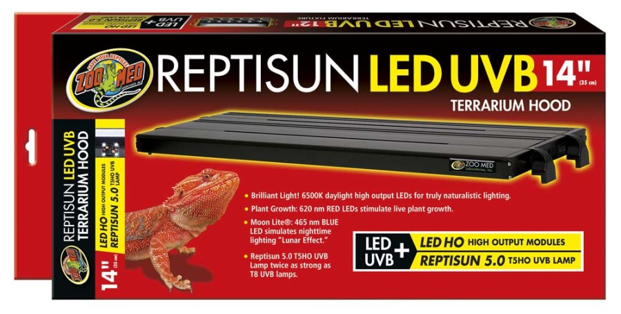 Zoo Med ReptiSun T5 LED UVB Terrarium Hood