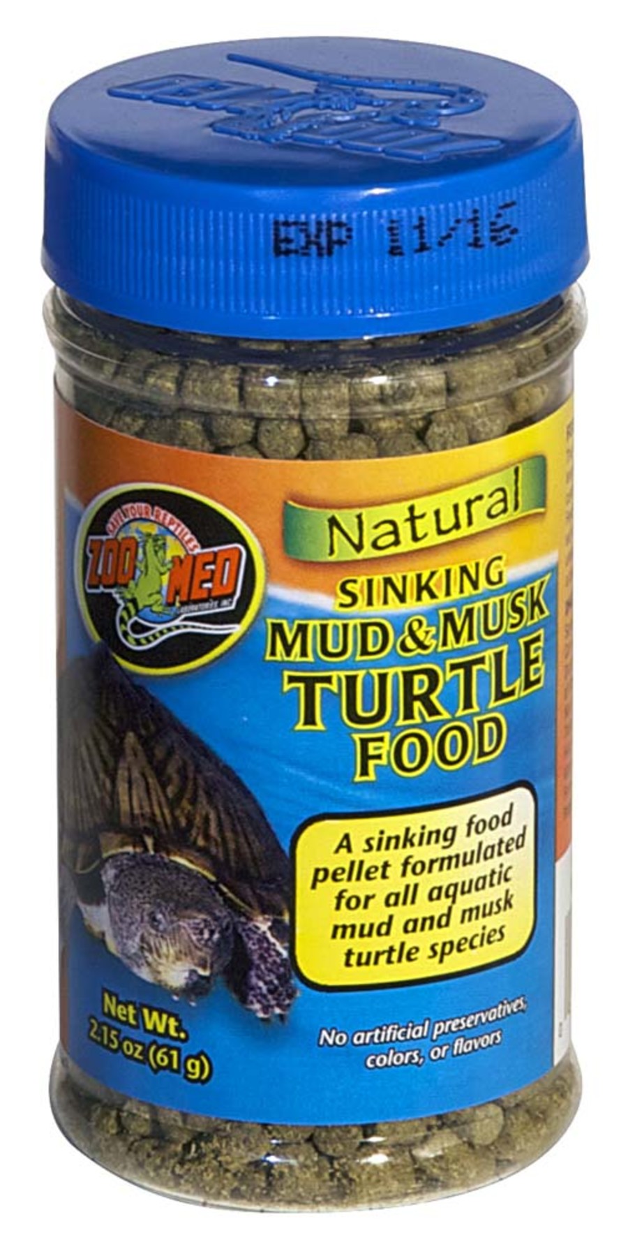 Zoo Med Natural Sinking Mud & Musk Turtle Dry Food