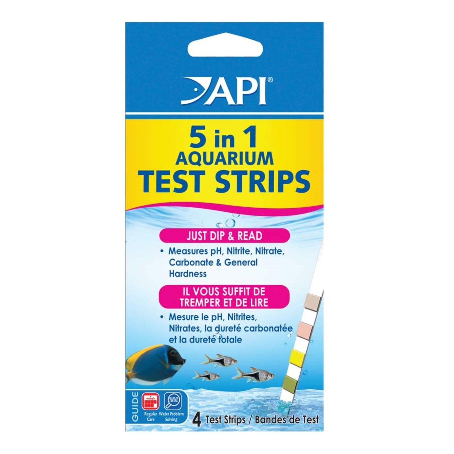API 5-in-1 Freshwater Aquarium Test Strip