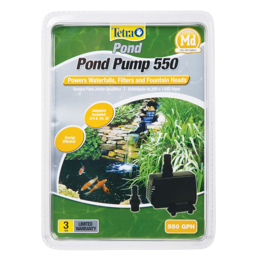 Tetra Water Garden Pump 550 for Waterfalls, Filters, and Fountain Heads