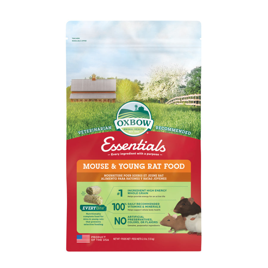 Oxbow Animal Health Essentials Mouse & Young Rat Food