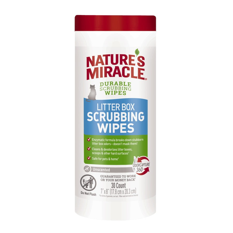 Nature's Miracle Litter Box Scrubbing Wipes