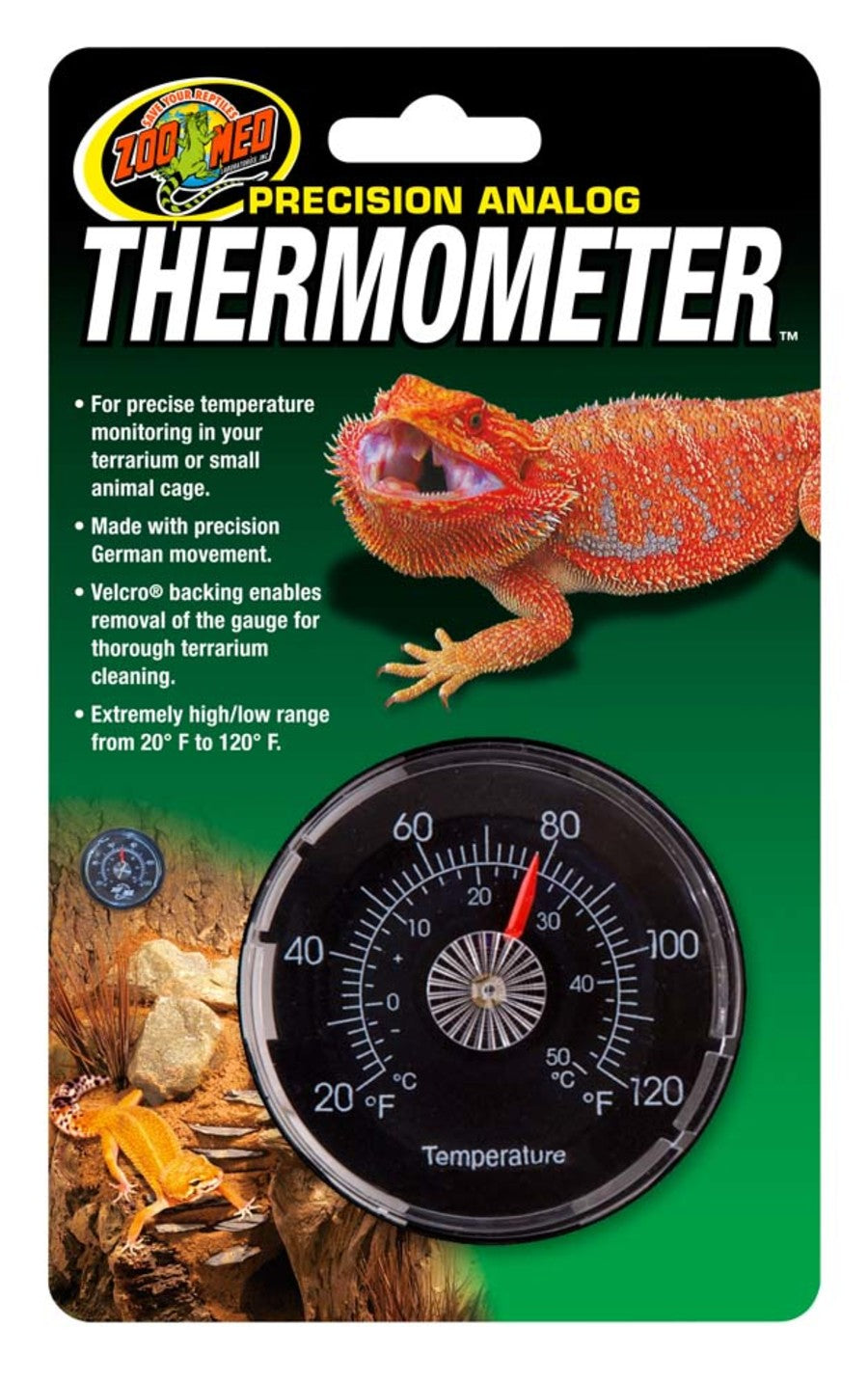 Zoo Med Precision Analog Thermometer