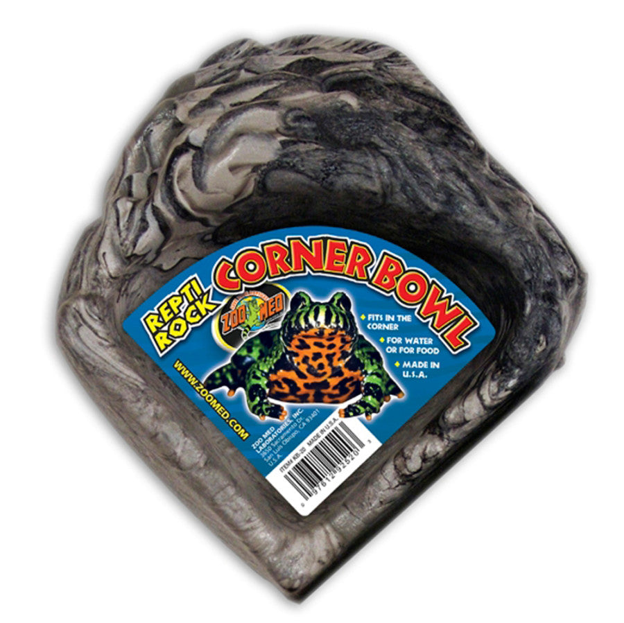 Zoo Med Repti Rock Corner Bowl Water Dish (Assorted)