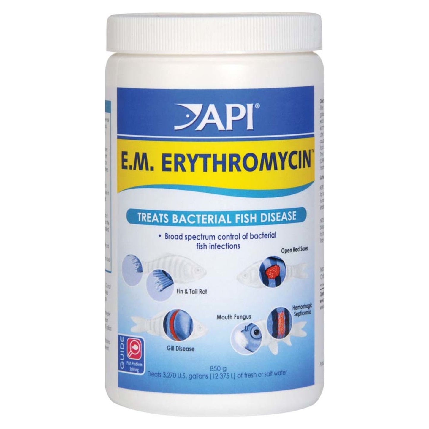 API E.M. Erythromycin Freshwater Fish Powder Medication