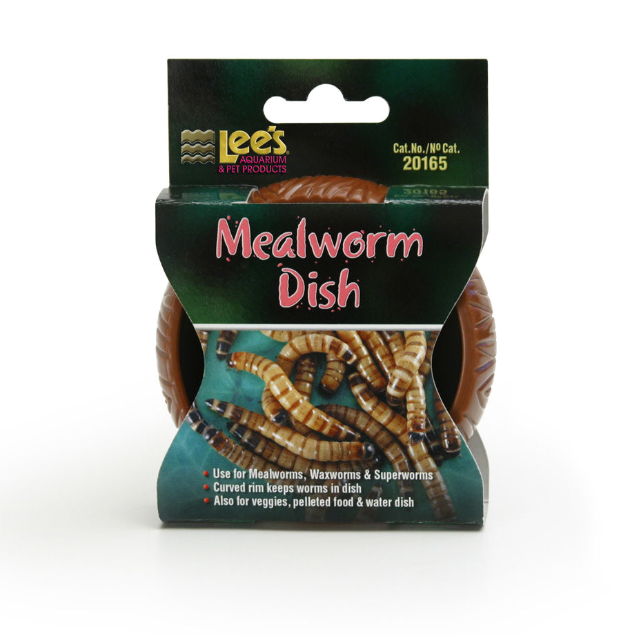 Lee's Aquarium & Pet Products Mealworm Curved Dish