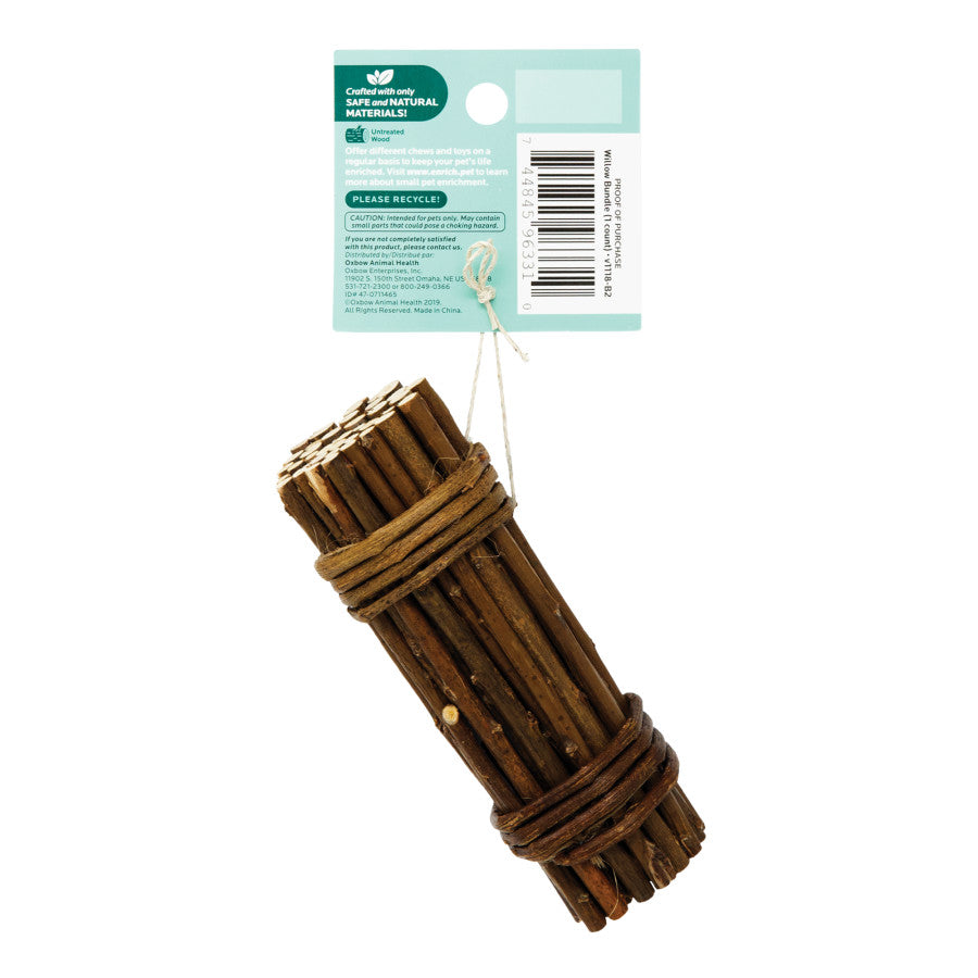 Oxbow Animal Health Enriched Life Willow Bundle Small Animal Toy