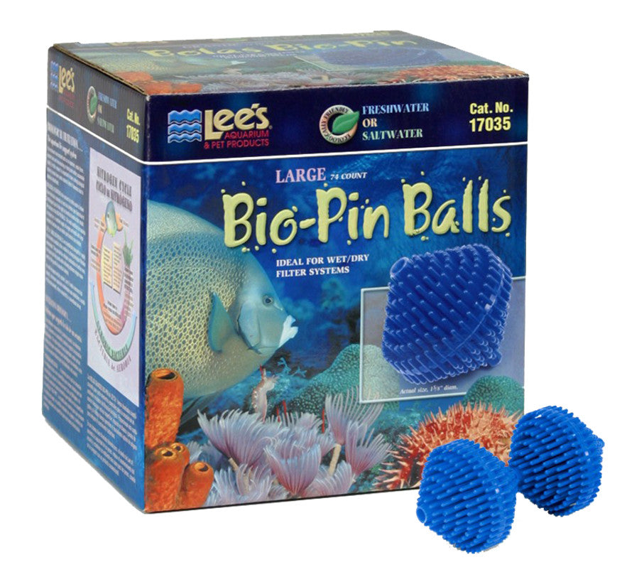 Lee's Aquarium & Pet Products Bio-Pin Ball Filter Media