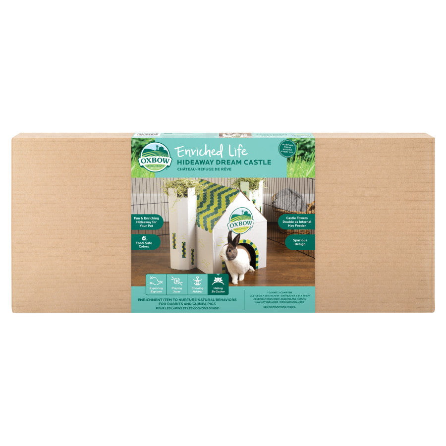 Oxbow Animal Health Enriched Life Small Animal Hideaway Dream Castle