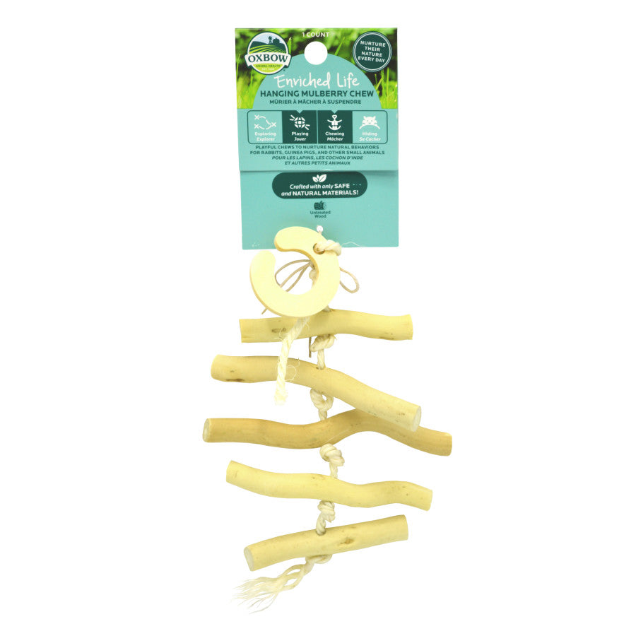 Oxbow Animal Health Enriched Life Hanging Mulberry Chew Small Animal Chew