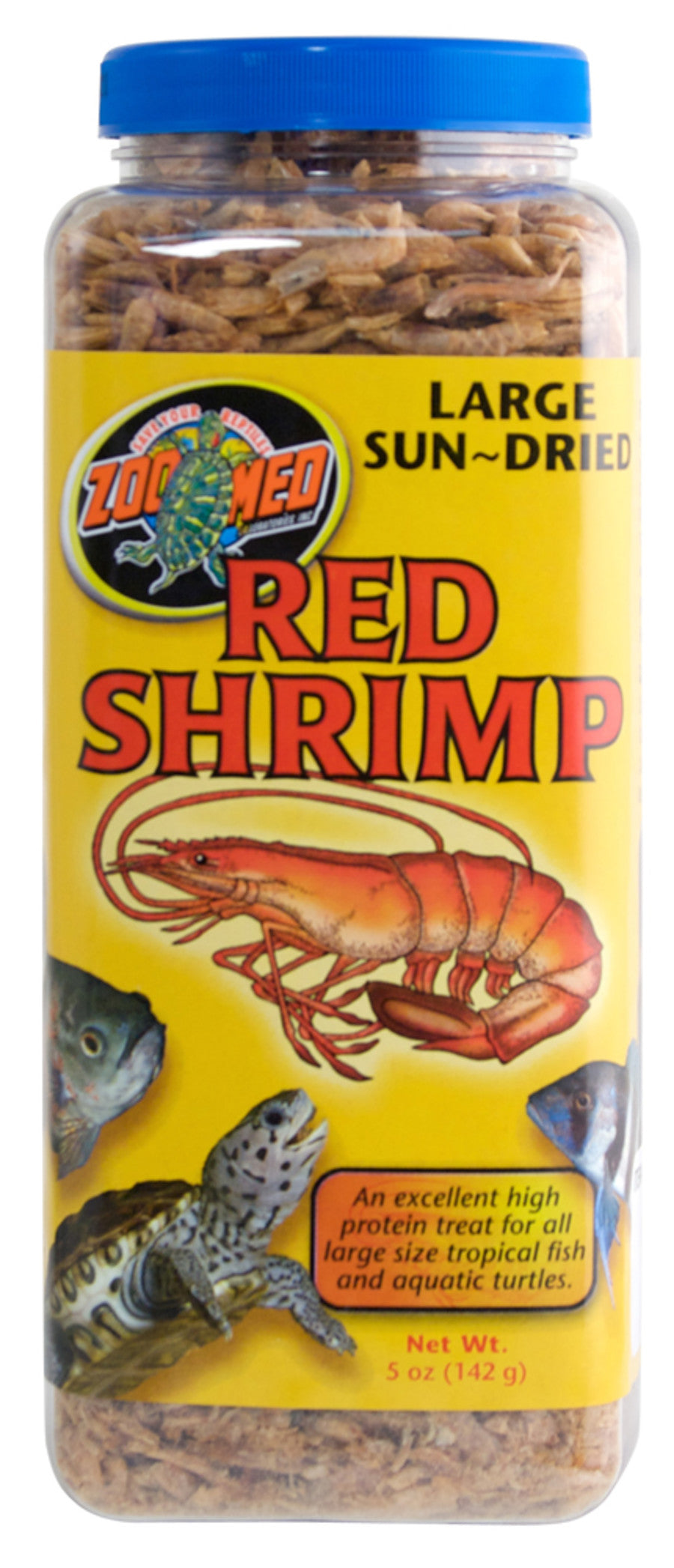 Zoo Med Sun-Dried Large Red Shrimp Reptile Food