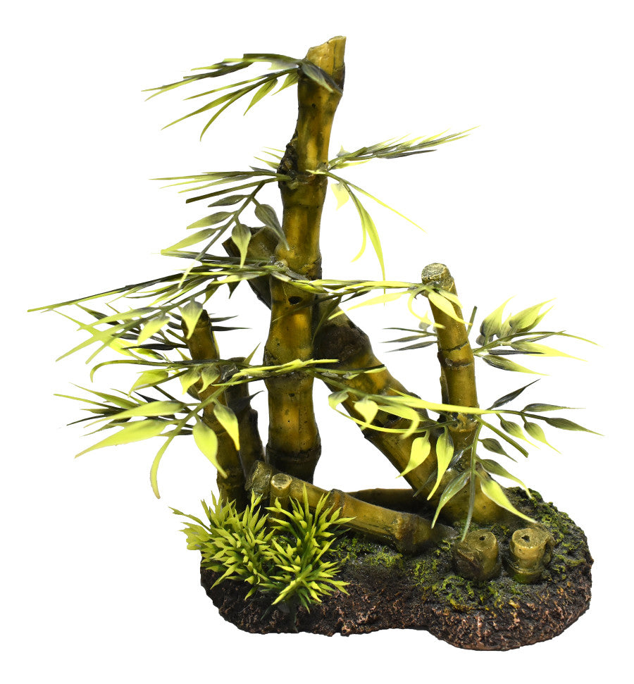 Hikari USA Bamboo w/Plants Resin Ornament