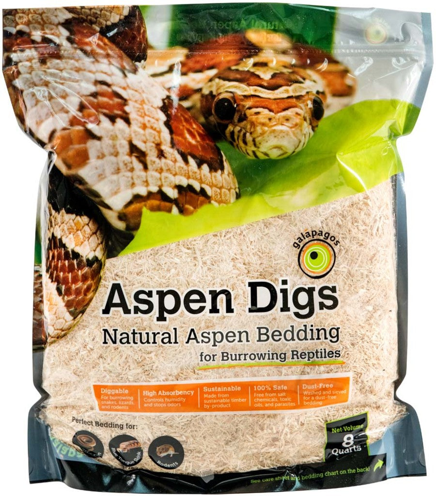 Galapagos Aspen Digs Natural Aspen Bedding Substrate