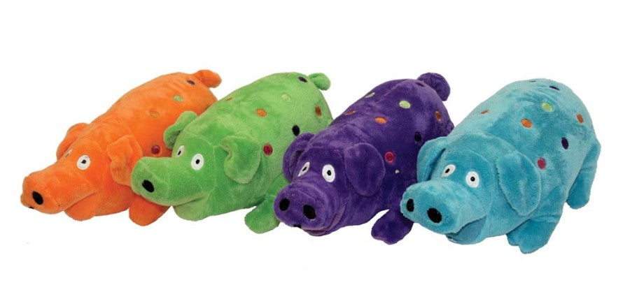 Multipet Globlets Plush Dog Toy Pig