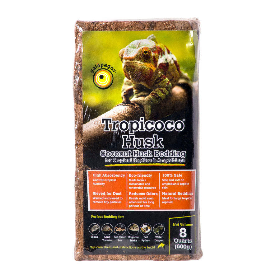 Galapagos Tropicoco Coconut Husk Natural Bedding Compressed Brick