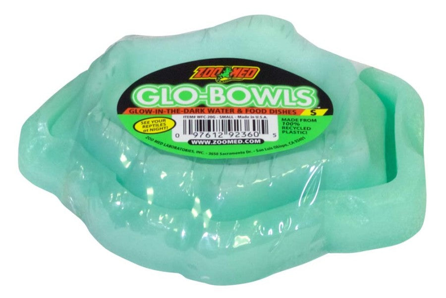 Zoo Med Glo-Bowl Glow in the Dark Combo Bowl