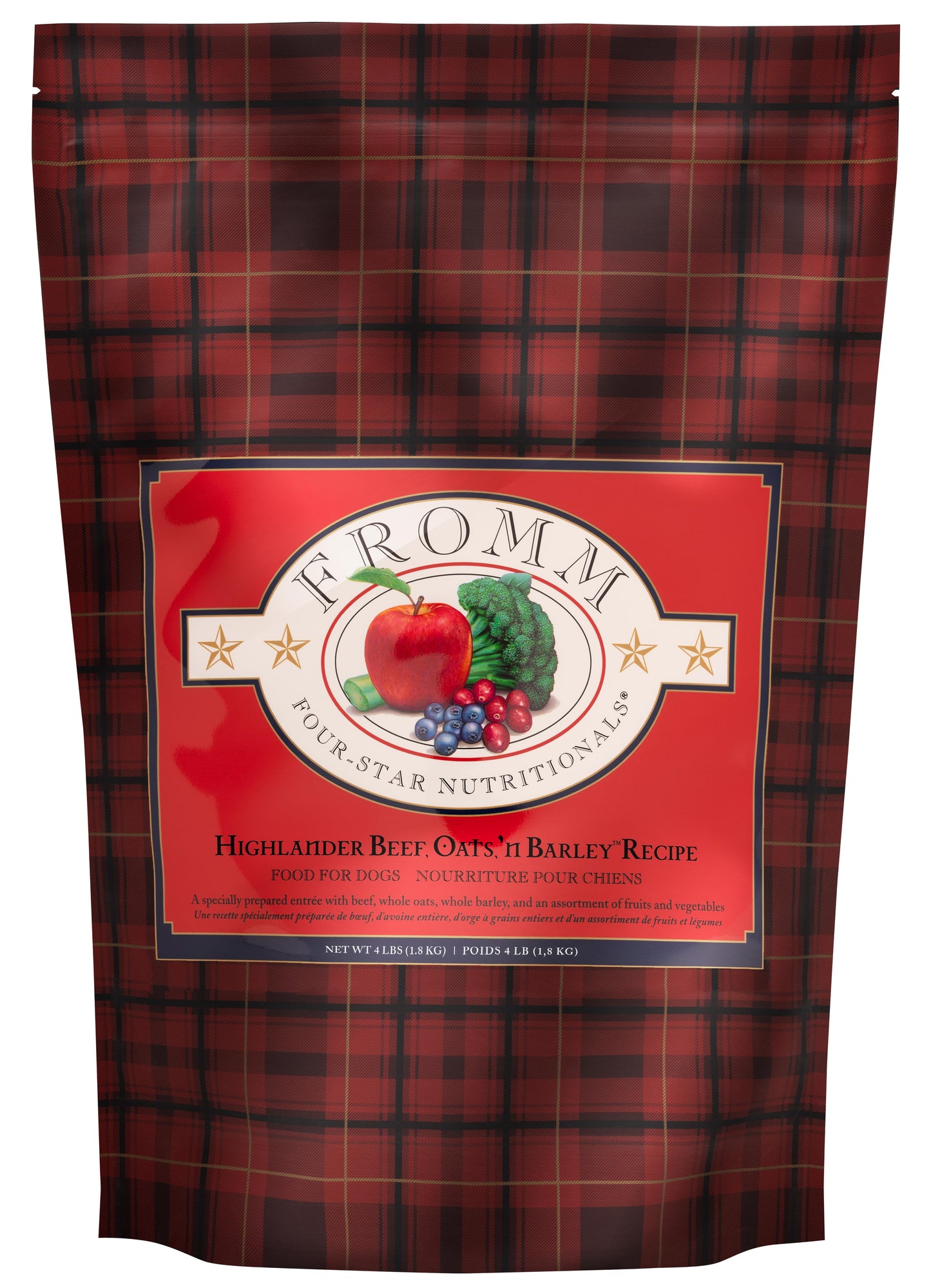 Fromm Four Star Highlander Beef Oats & Barley Dog