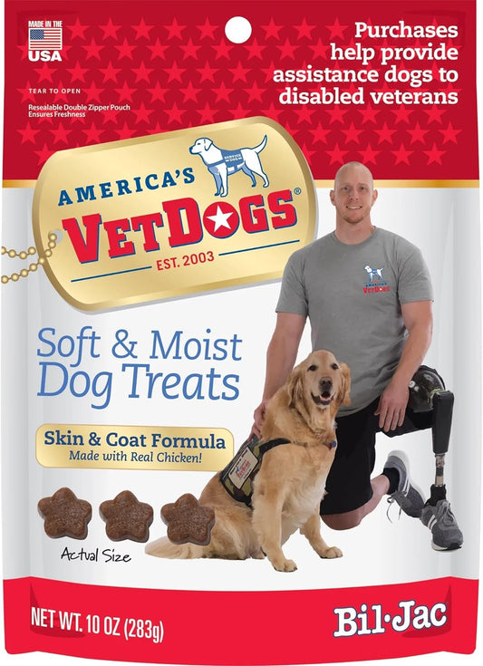 BIL-JAC AMERICA'S VET DOGS SOFT & MOIST DOG TREATS