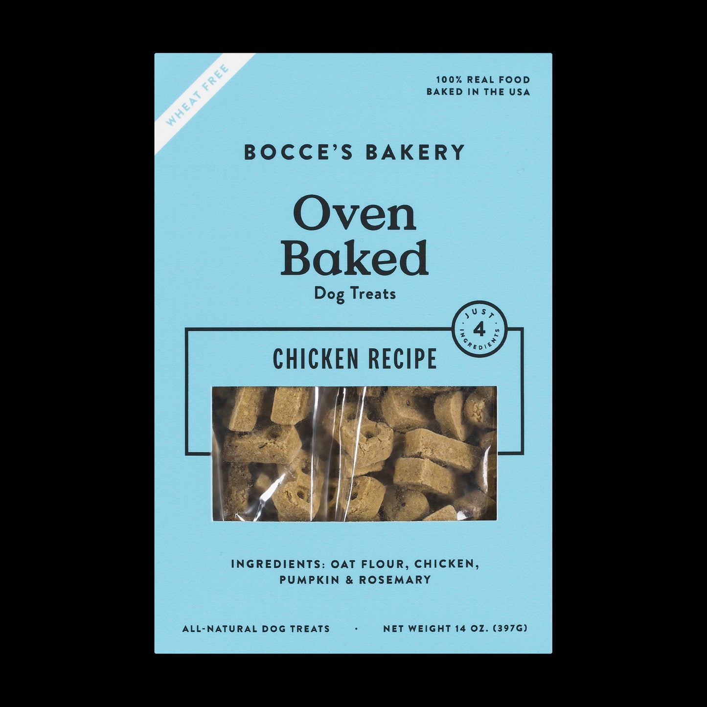 Bocce's Bakery Basic Wheat Free Chicken Treat 14 oz