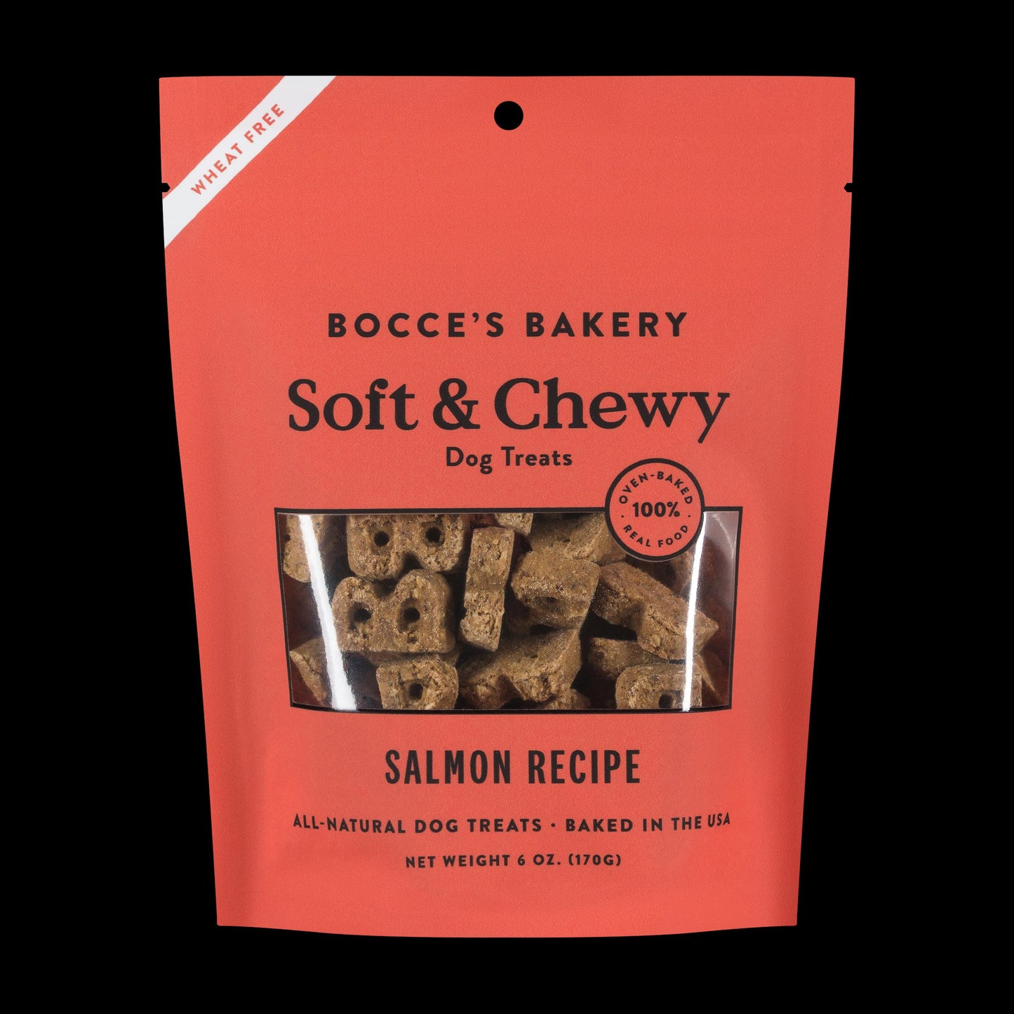 Bocce's Bakery Basic Soft & Chewy Salmon Treat 6 oz