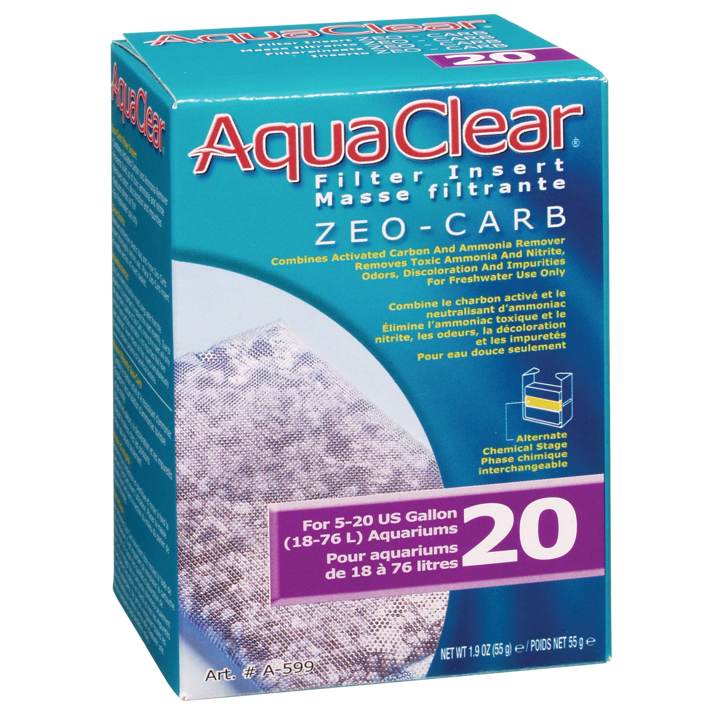 AquaClear Zeo-Carb Filter Insert