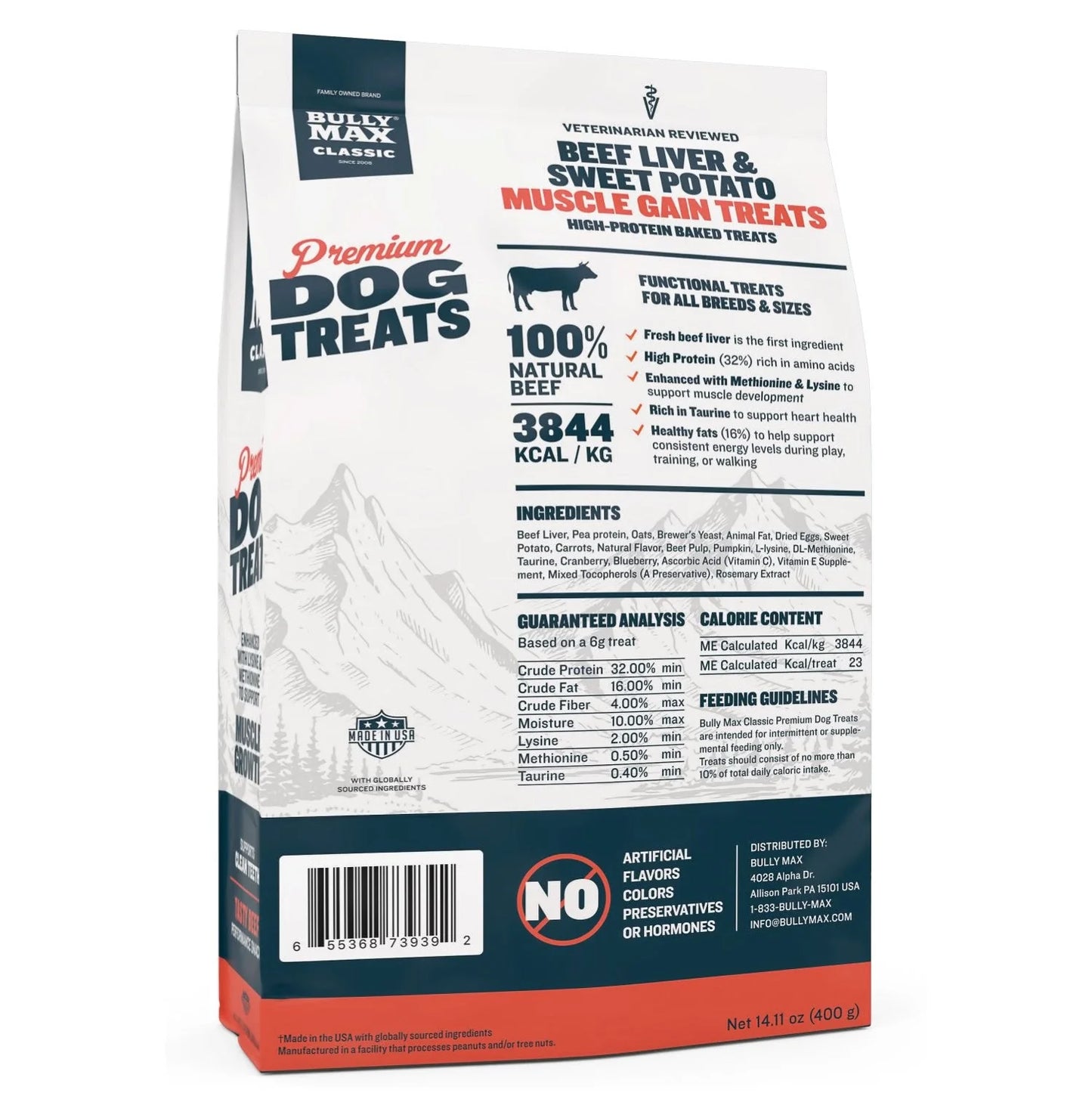 BULLY MAX CLASSIC PREMIUM BEEF DOG TREATS