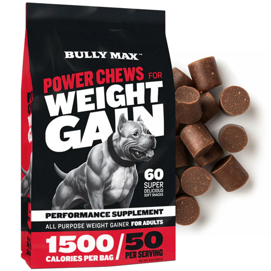 BULLY MAX POWER CHEWS FOR WEIGHT GAIN