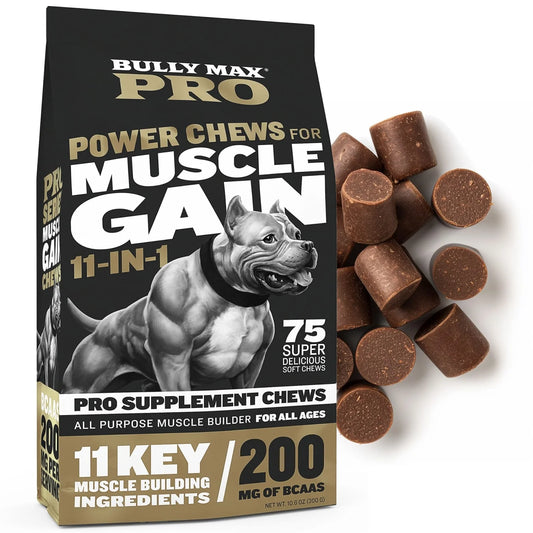 BULLY MAX PRO SERIES POWER CHEWS FOR MUSCLE GAIN