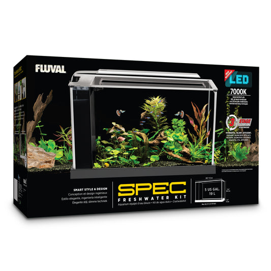 Fluval Spec Aquarium Kit - Black - 19 L (5 US gal)