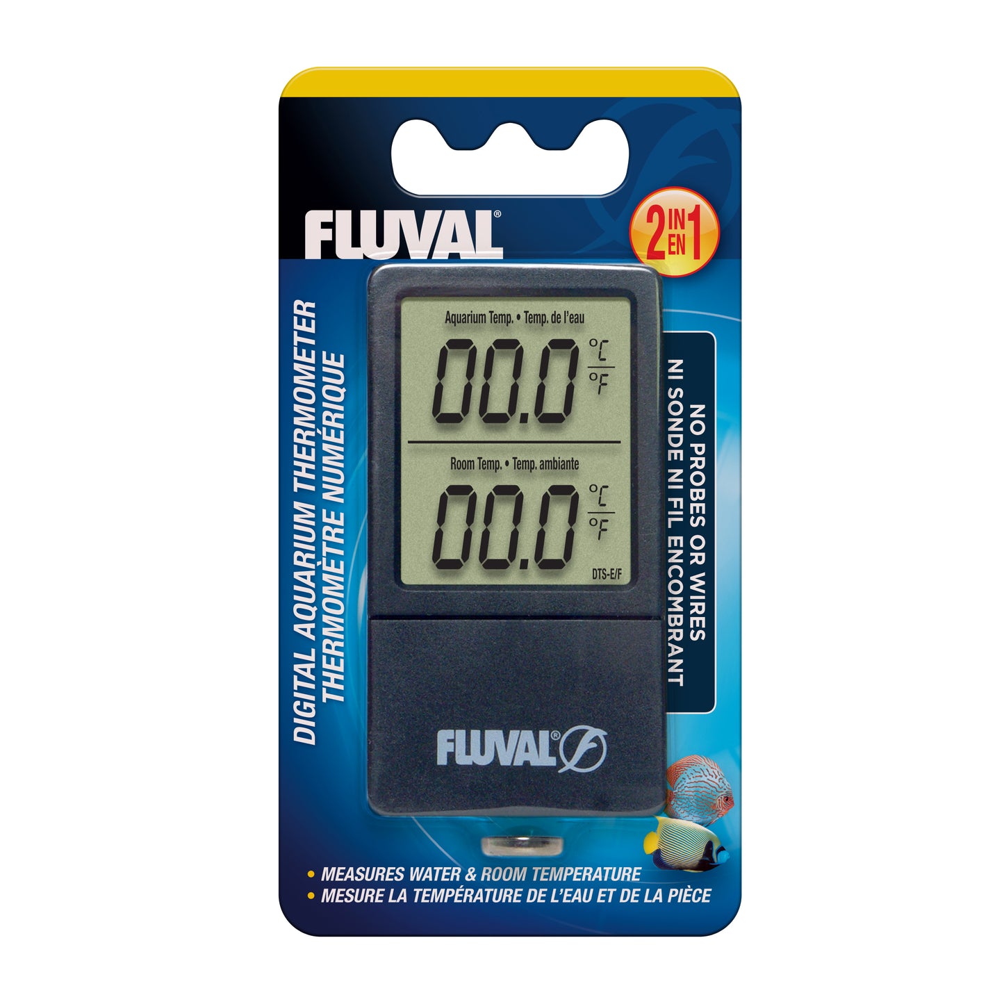 Fluval 2-in-1 Digital Aquarium Thermometer