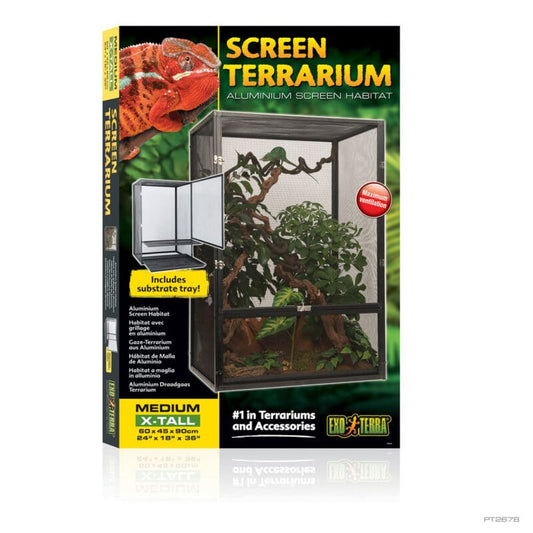 Exo Terra Screen Terrarium - Medium X-Tall