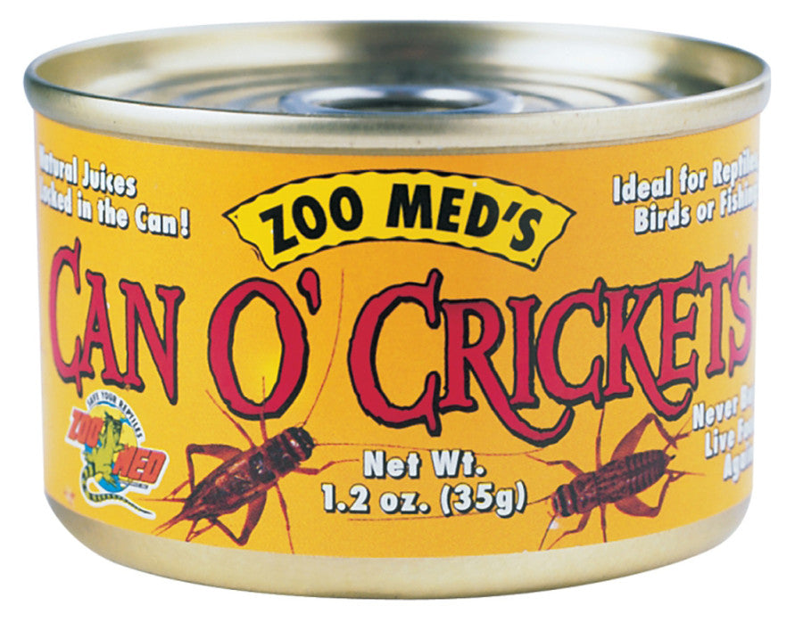 Zoo Med Can O' Adult Crickets Reptile Wet Food