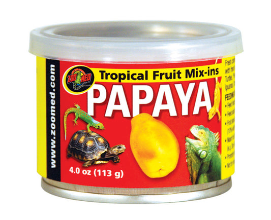 Zoo Med Fruit Mix-Ins Papaya Reptile Wet Food