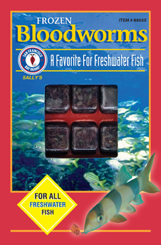 San Francisco Bay Brand Bloodworms Frozen Fish Food