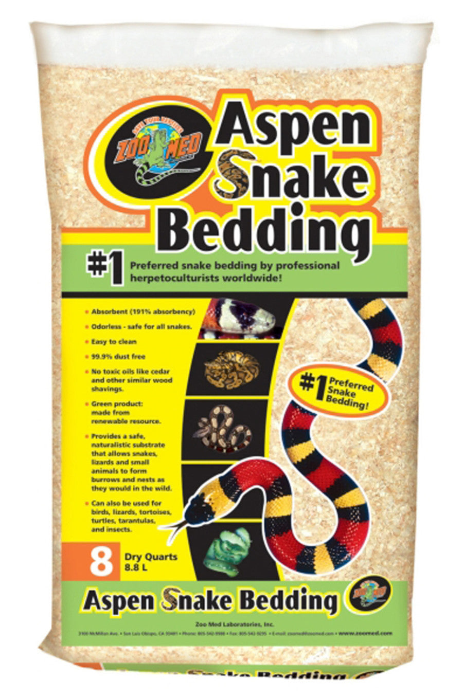 Zoo Med Aspen Snake Bedding