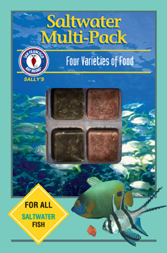 San Francisco Bay Brand Saltwater Multipack Frozen Fish Food