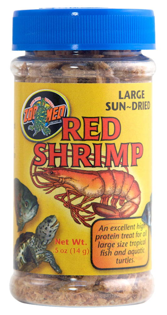 Zoo Med Sun-Dried Large Red Shrimp Reptile Food