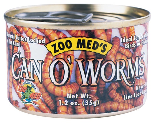 Zoo Med Can O' Worms Reptile Wet Food