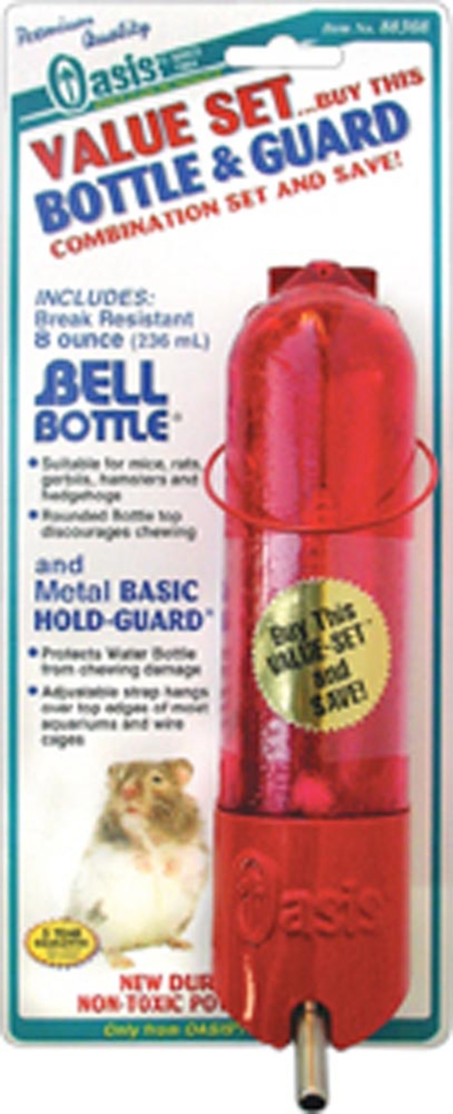 Oasis Bell-Bottle with Basic HoldGuard for Small Animals