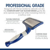 Four Paws Magic Coat Professional Series Comfort-Grip Cat Slicker Brush